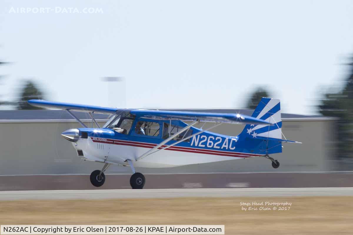 N262AC, 1996 American Champion 8KCAB Super Decathlon C/N 766-96, American Champion landing at KPAE.