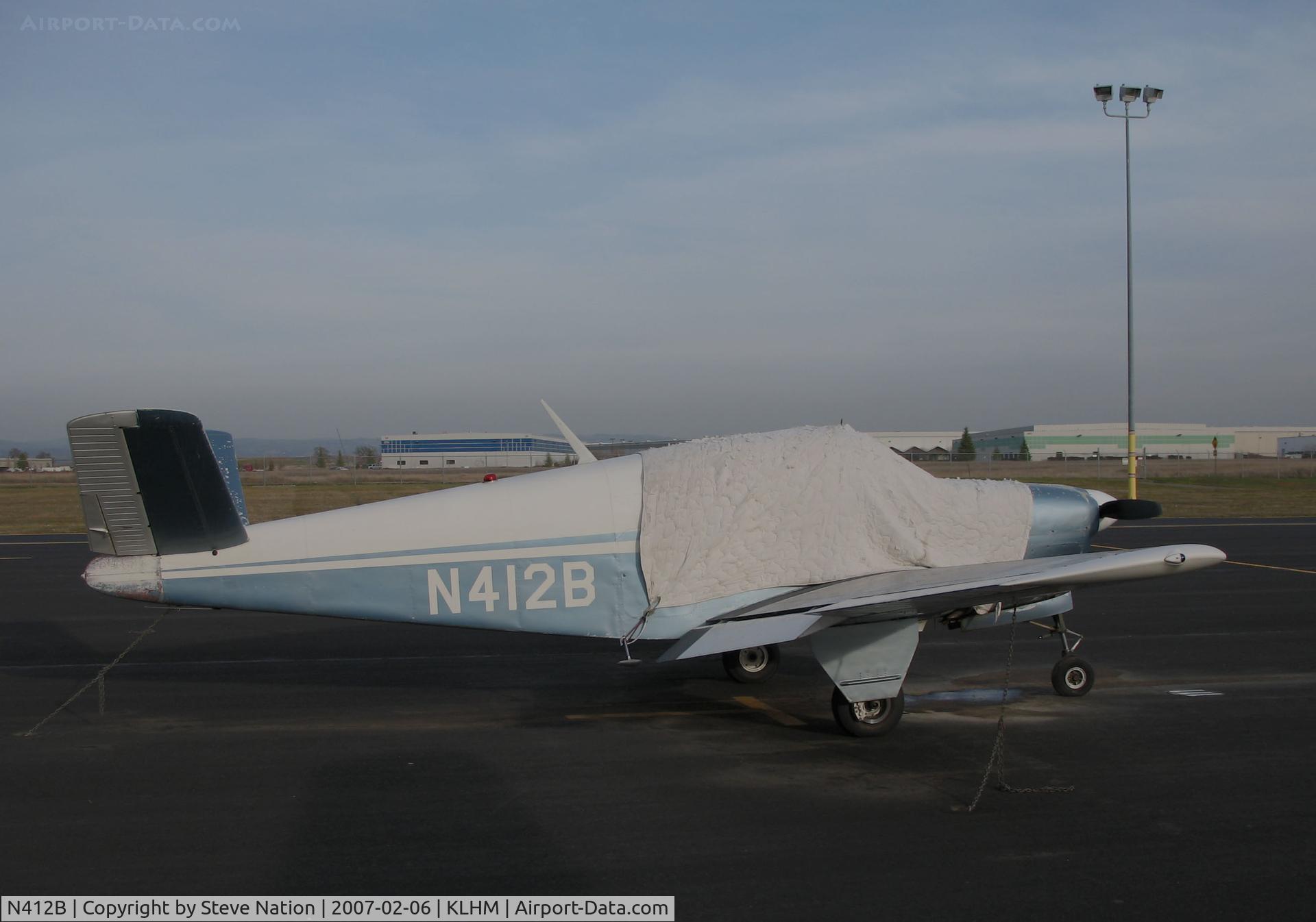 N412B, 1948 Beech 35 Bonanza C/N D-1418, Locally-based 1948 Beech 35 Bonanza 