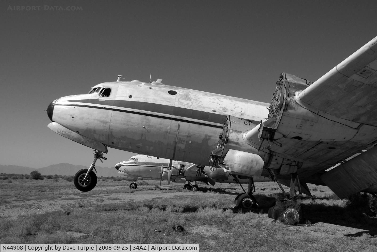 N44908, 1944 Douglas C54P (C54B-20-DO) C/N 27246, It never flew again.