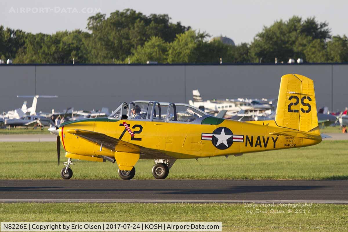 N8226E, 1957 Beech D-45 Mentor C/N BG-379, Beech at KOSH.