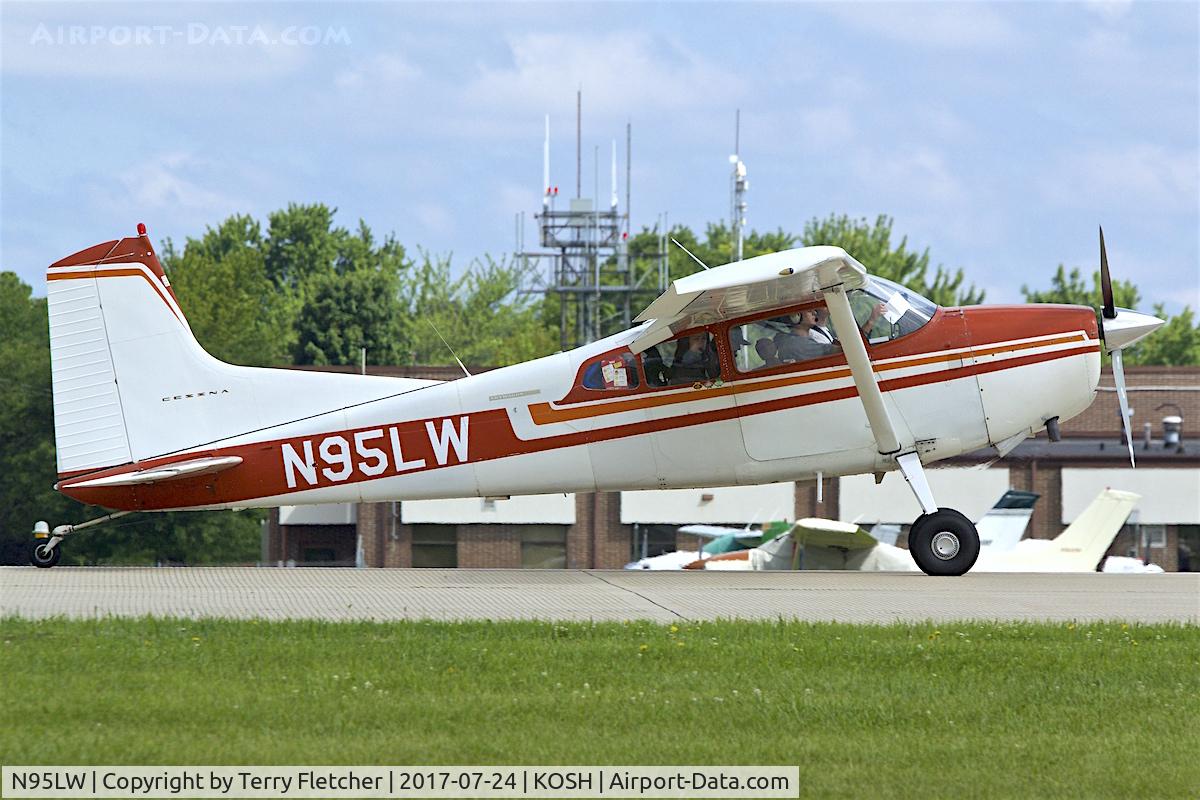 N95LW, 1967 Cessna A185E Skywagon 185 C/N 1851185, At 2017 AirVenture at Oshkosh