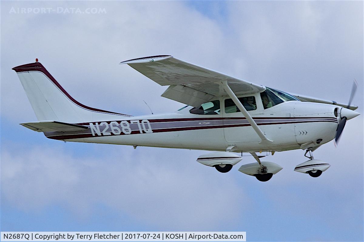 N2687Q, 1966 Cessna 182K Skylane C/N 18257887, At 2017 AirVenture at Oshkosh