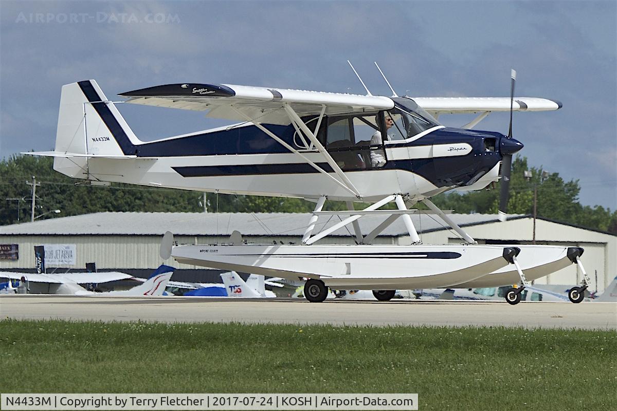 N4433M, 1947 Piper PA-12 Super Cruiser C/N 12-3386, At 2017 AirVenture at Oshkosh