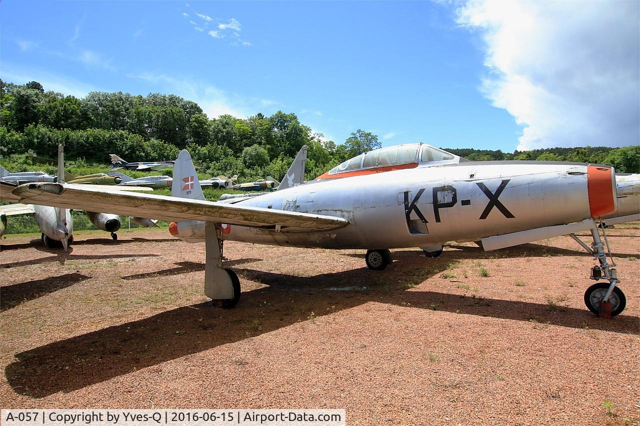 A-057, Republic F-84G Thunderjet C/N 3150-1976B, Republic F-84G Thunderjet, Preserved at Savigny-Les Beaune Museum