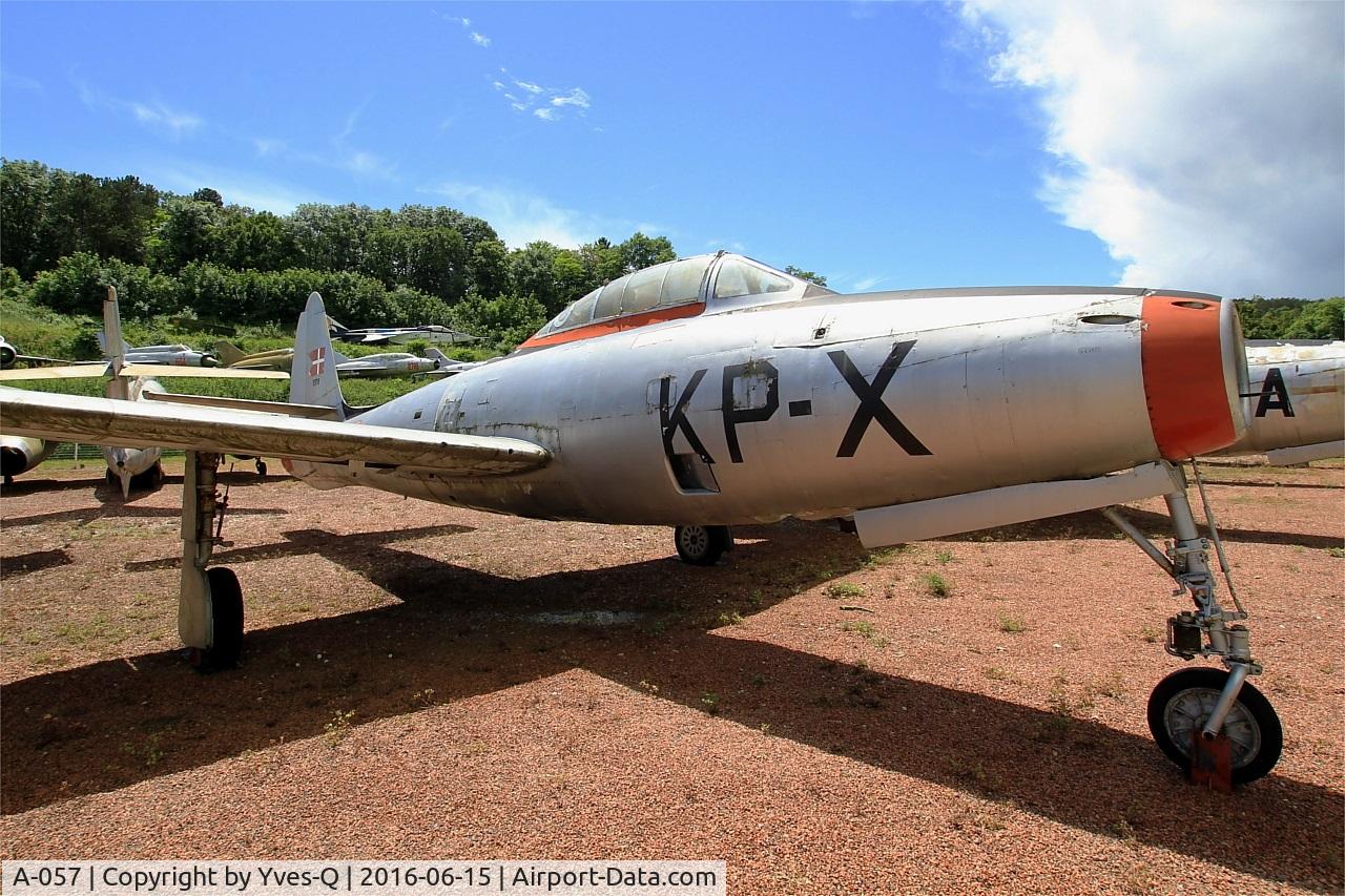 A-057, Republic F-84G Thunderjet C/N 3150-1976B, Republic F-84G Thunderjet, Preserved at Savigny-Les Beaune Museum