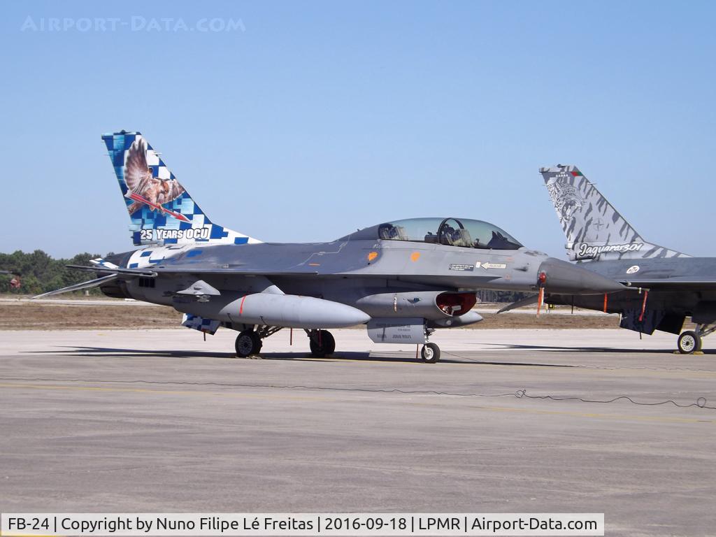 FB-24, General Dynamics F-16BM Fighting Falcon C/N 6J-24, During the LPMR open day.