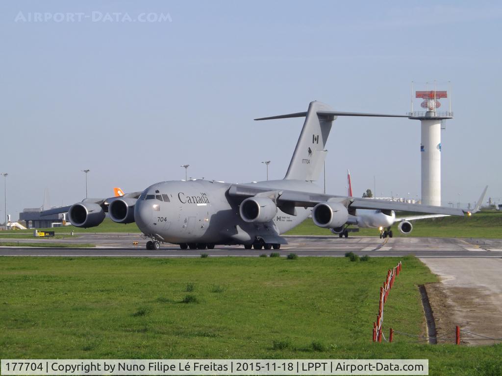177704, 2008 Boeing CC-177 Globemaster III C/N F-187, At the taxiway.