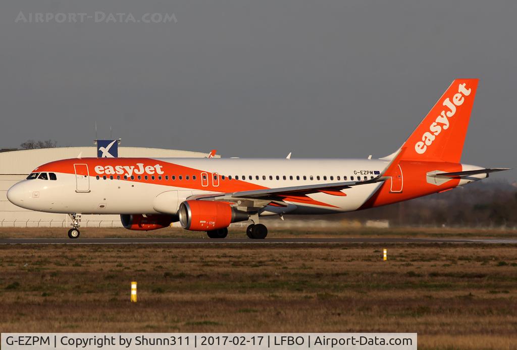 G-EZPM, 2016 Airbus A320-214 C/N 7228, Ready for take off from rwy 32R