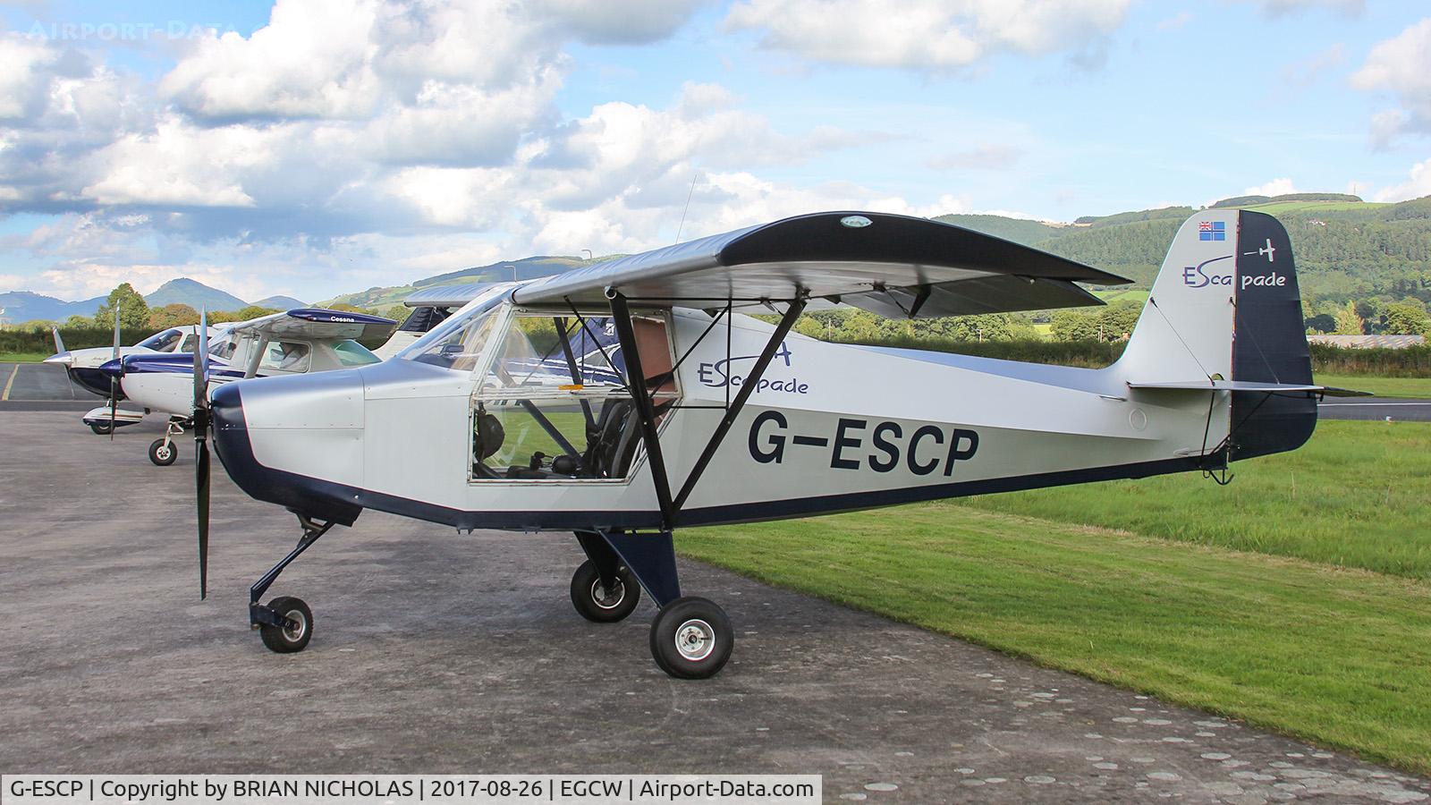 G-ESCP, 2004 Escapade Jabiru(1) C/N BMAA/HB/313, Visiting EGCW
