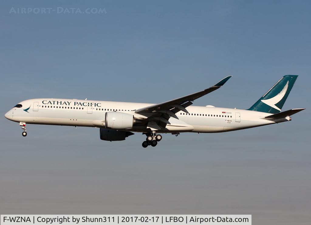 F-WZNA, 2017 Airbus A350-941 C/N 072, C/n 0072 - To be B-LRL