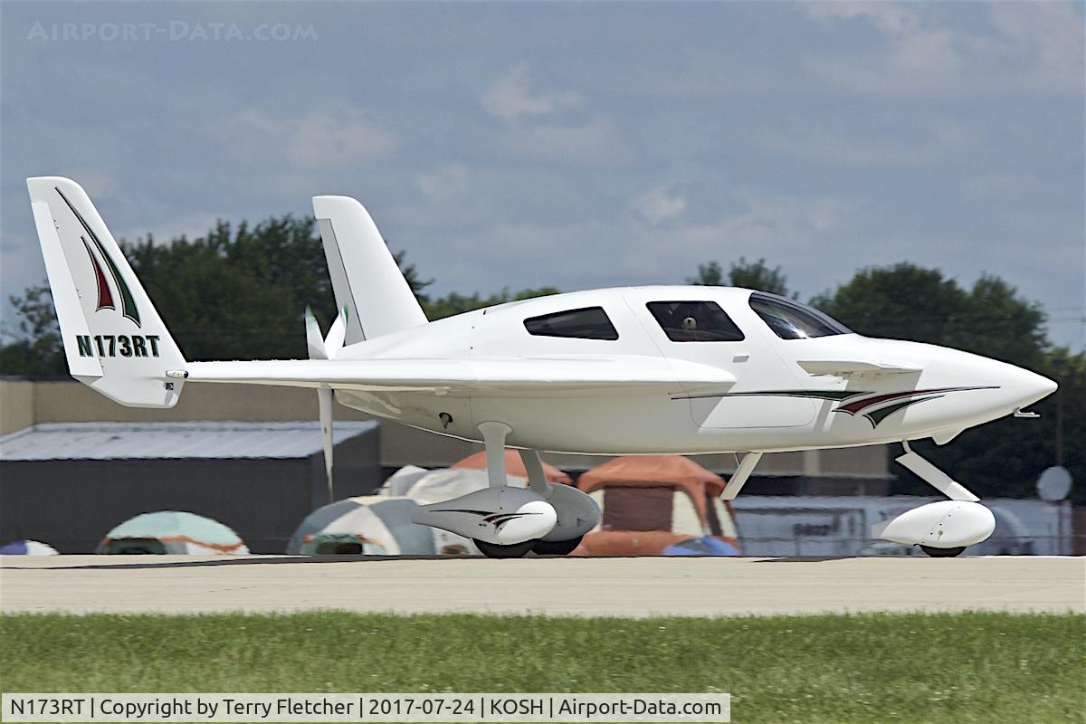 N173RT, 2007 Velocity Velocity 173 Elite FG C/N DMO270, At 2017 AirVenture at Oshkosh