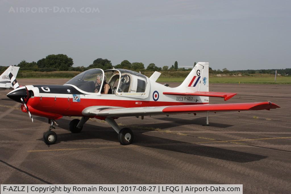 F-AZLZ, 1973 Scottish Aviation Bulldog T.1 C/N BH.120/217, Parked