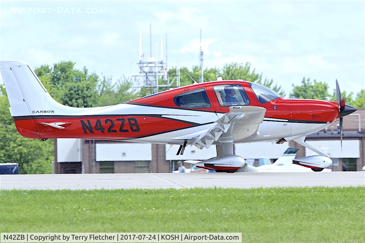 N42ZB, 2016 Cirrus SR-22T C/N 1449, At 2017 AirVenture at Oshkosh