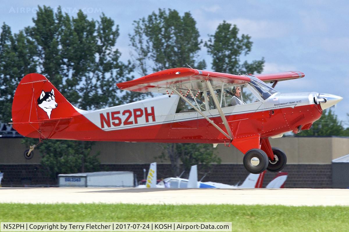 N52PH, 2009 Aviat A-1C-180 Husky C/N 3043, At 2017 AirVenture at Oshkosh
