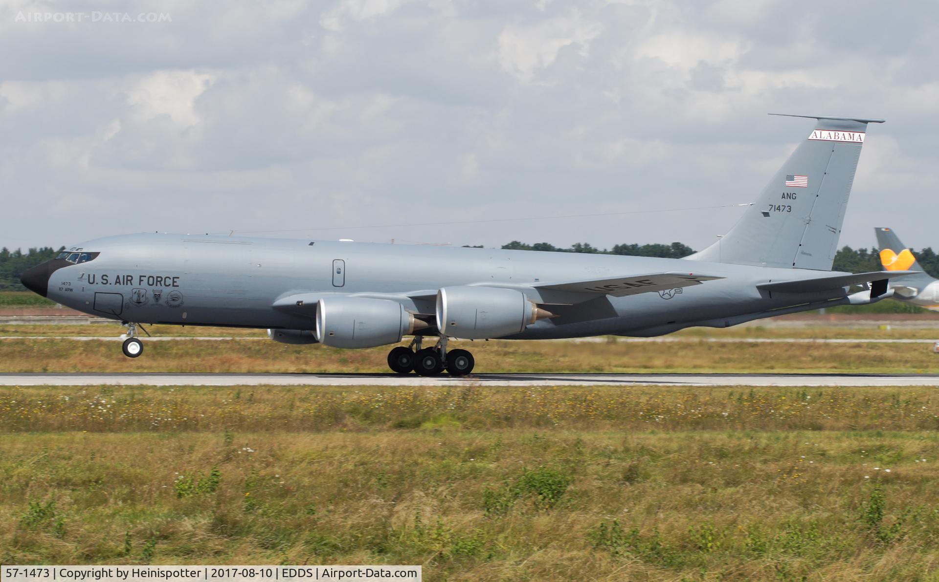 57-1473, 1957 Boeing KC-135R Stratotanker C/N 17544, 57-1473 at Stuttgart Airport.