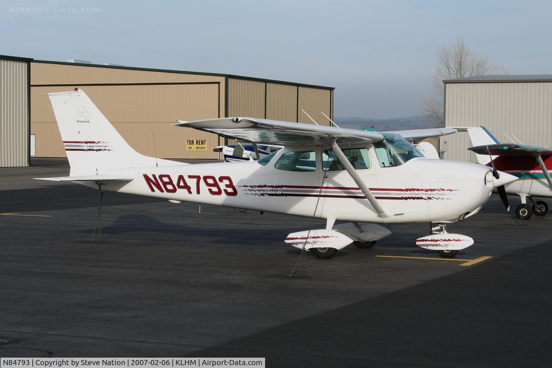 N84793, 1969 Cessna 172K Skyhawk C/N 17258614, Locally-based 1969 Cessna 172K Skyhawk @ Lincoln Regional Airport (Karl Harder Field), CA