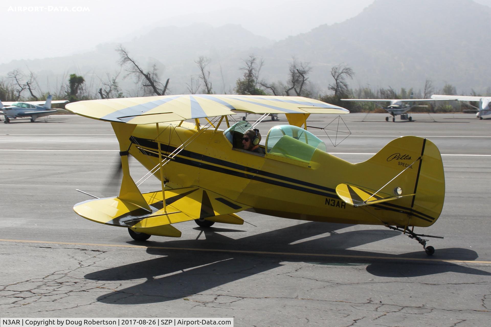 N3AR, 1974 Pitts S-1S Special C/N 10, 1974 Russell PITTS S-1S SPECIAL, Lycoming O&VO-360 180 Hp, taxi back