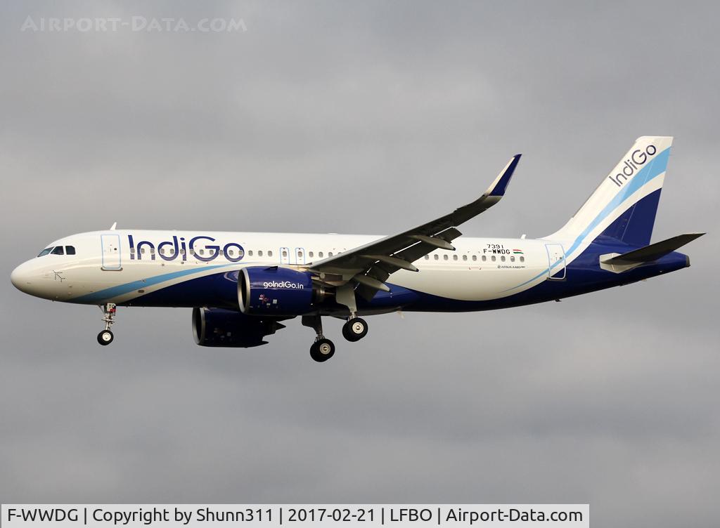 F-WWDG, 2016 Airbus A320-271N C/N 7391, C/n 7391 - To be VT-ITQ