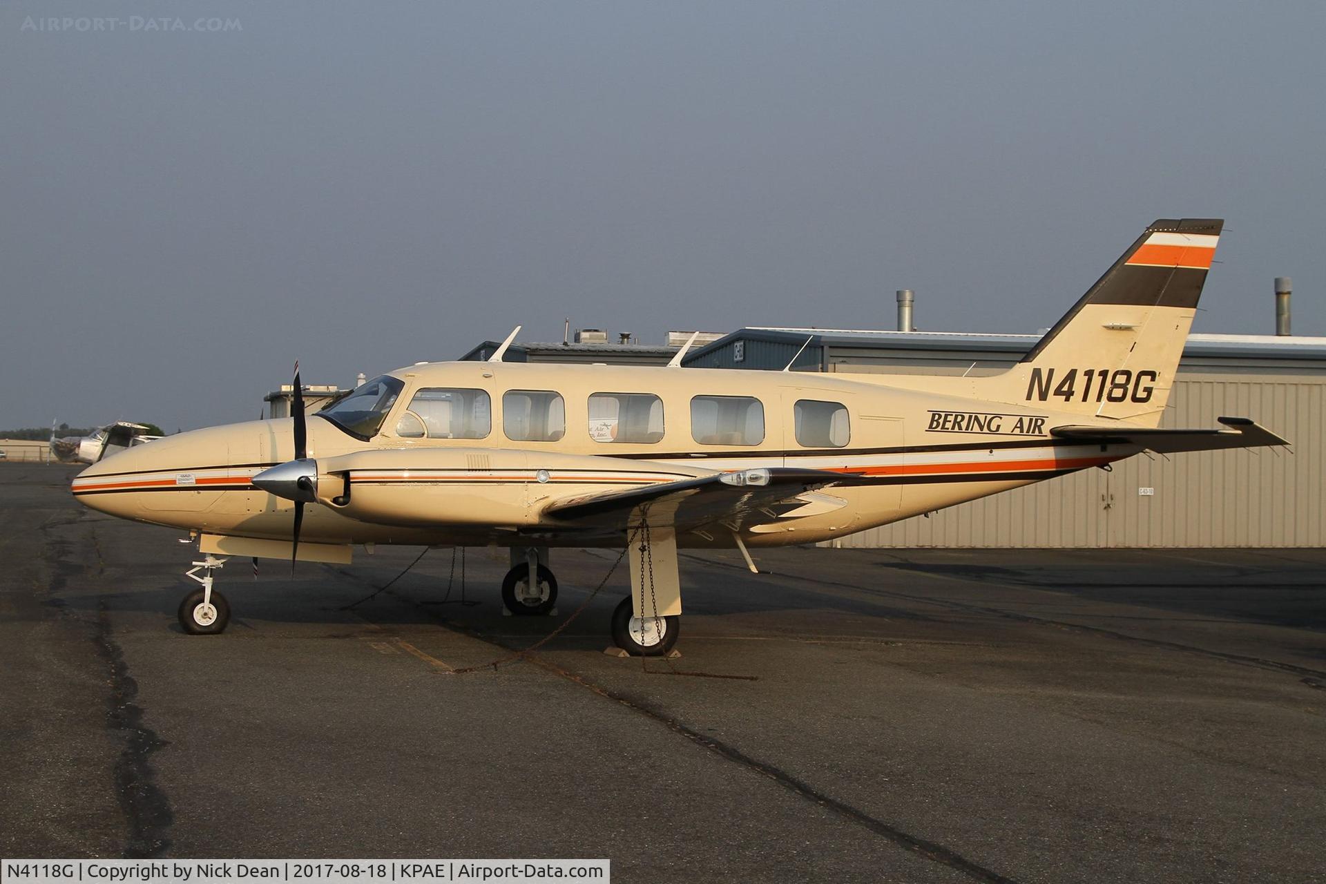 N4118G, 1984 Piper PA-31-350 Chieftain C/N 31-8453001, Fresh from paint at Sunquest Air Specialties