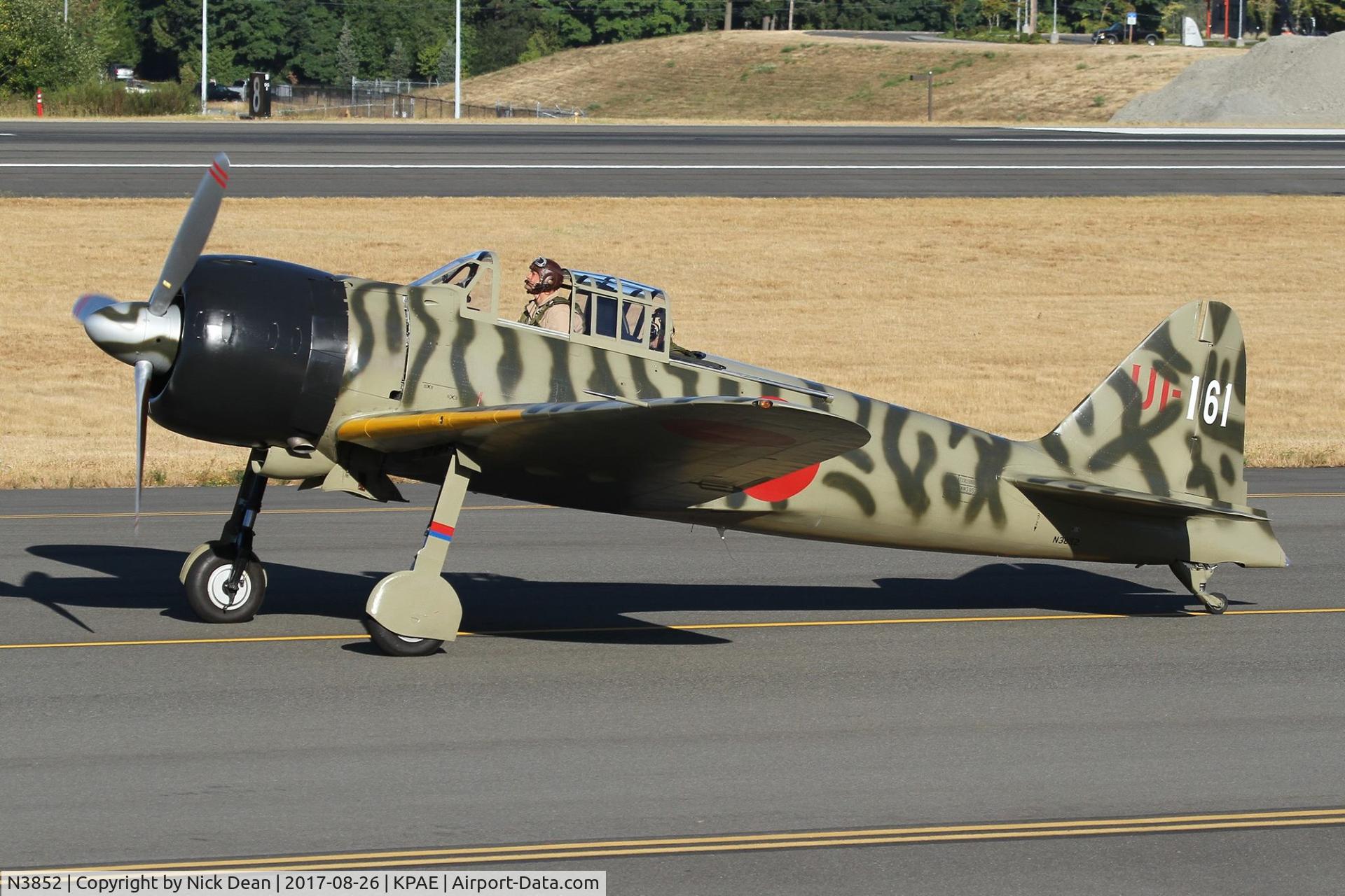 N3852, Mitsubishi A6M3 Reisen (Zero) C/N 3852, Part of the FHCAM museum.