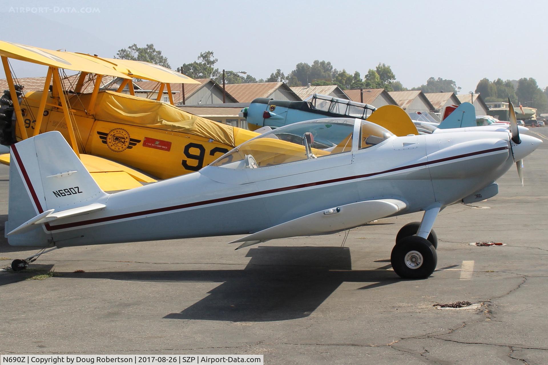 N690Z, 1992 Vans RV-4 C/N 2029, 1992 Kalisz VAN's RV-4, Lycoming O&VO-360 180 Hp