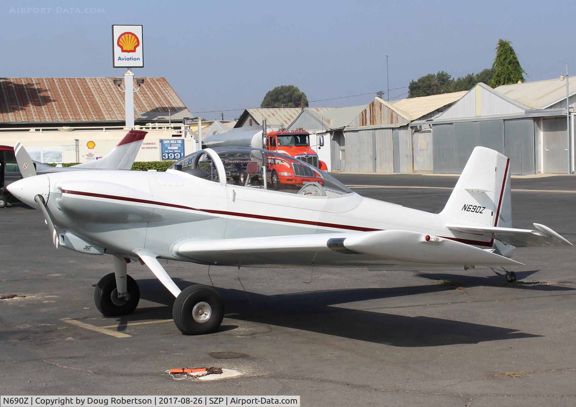 N690Z, 1992 Vans RV-4 C/N 2029, 1992 Kalisz VAN's RV-4, Lycoming O&VO-360 180 Hp