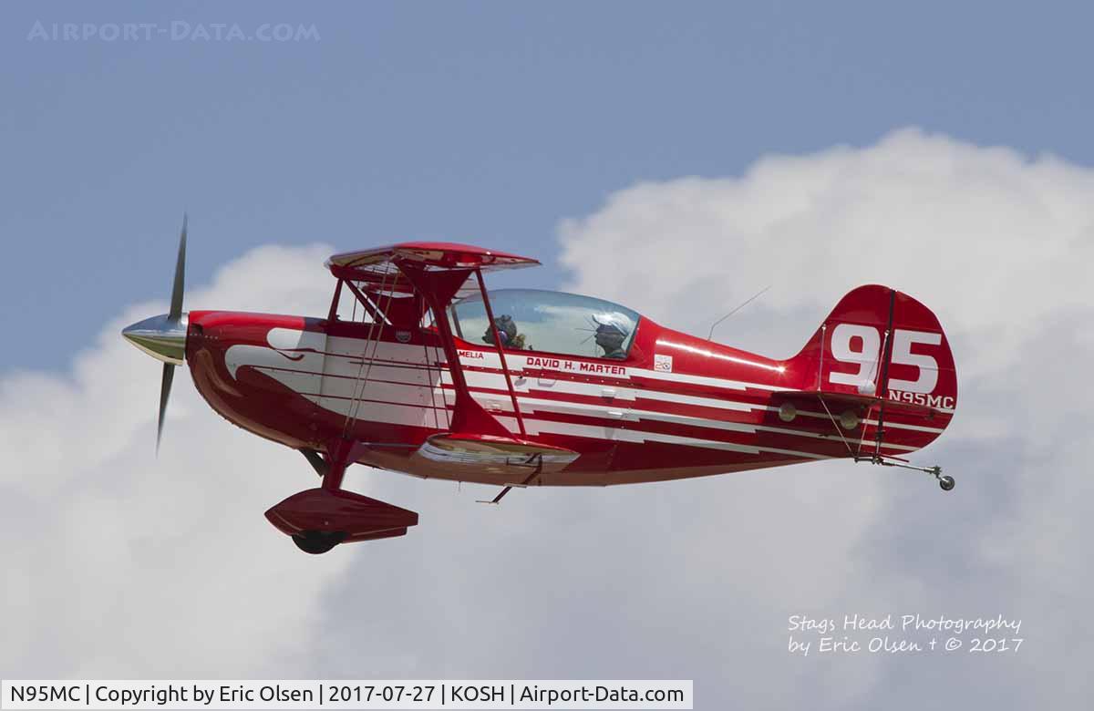 N95MC, 1981 Christen Eagle II C/N MCCANN-0001, Christen Eagle on a Young Eagles flight during Oshkosh.