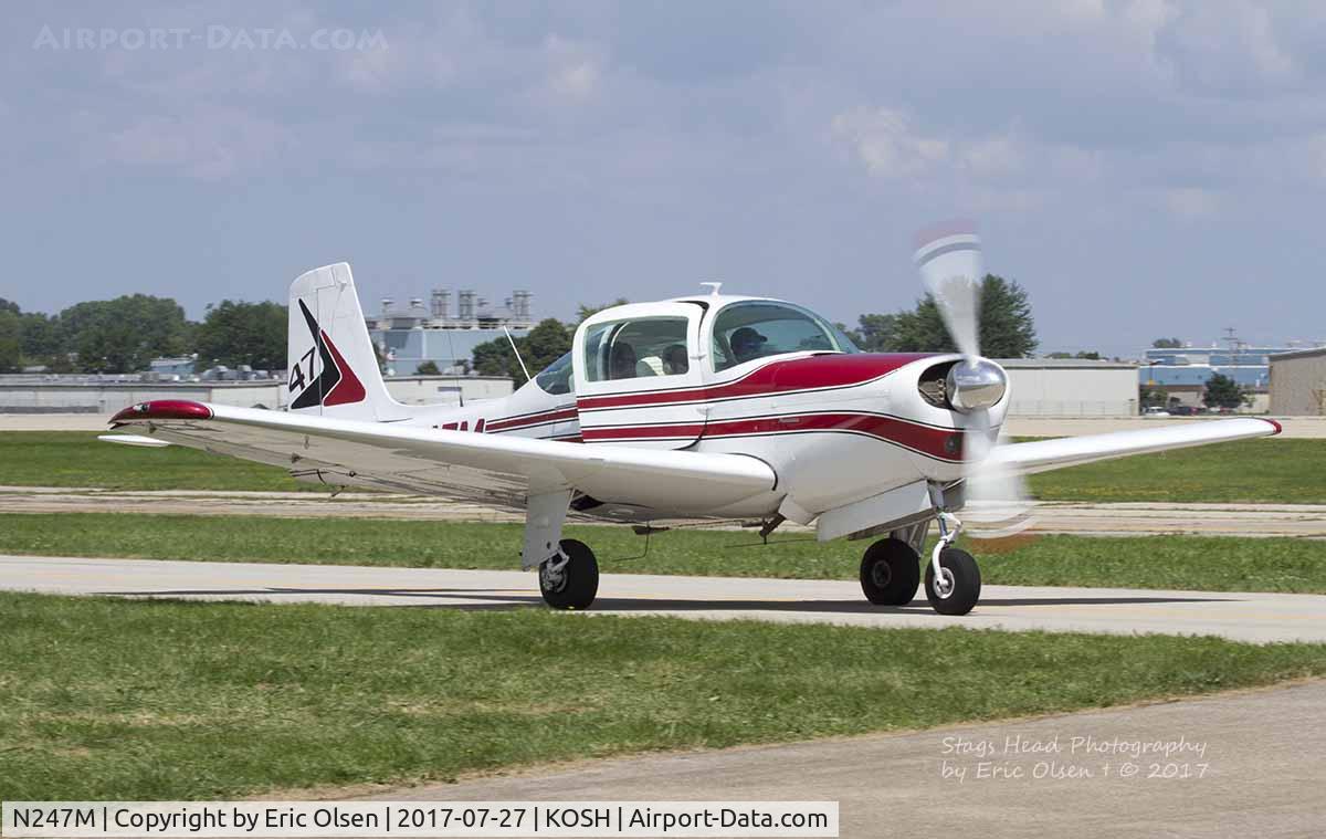 N247M, 1964 Meyers Industries Inc 200C C/N 288, 1964 Meyers 200C getting ready to take off on a Young Eagles flight at Oshkosh.