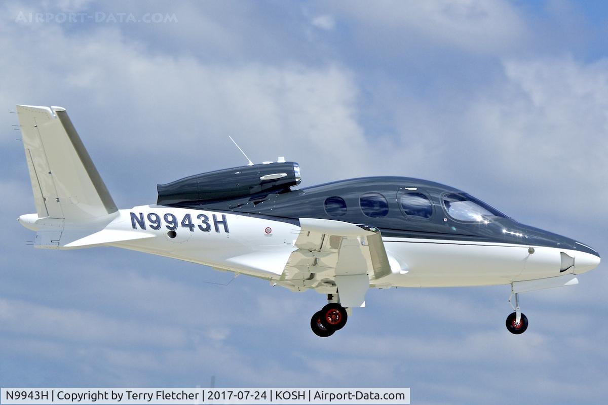 N9943H, 2016 Cirrus SF50 Vision C/N 0007, At 2017 AirVenture at Oshkosh
