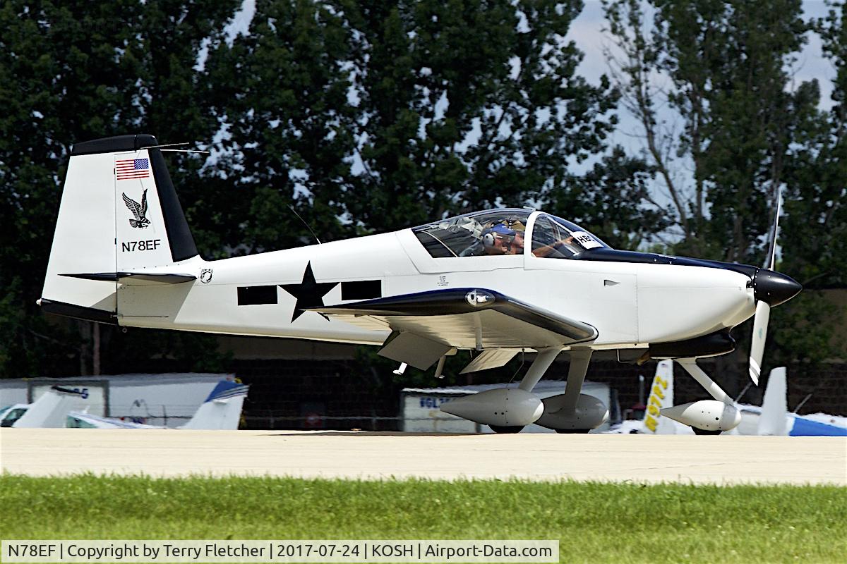 N78EF, 2007 Vans RV-7A C/N 72174, At 2017 AirVenture at Oshkosh
