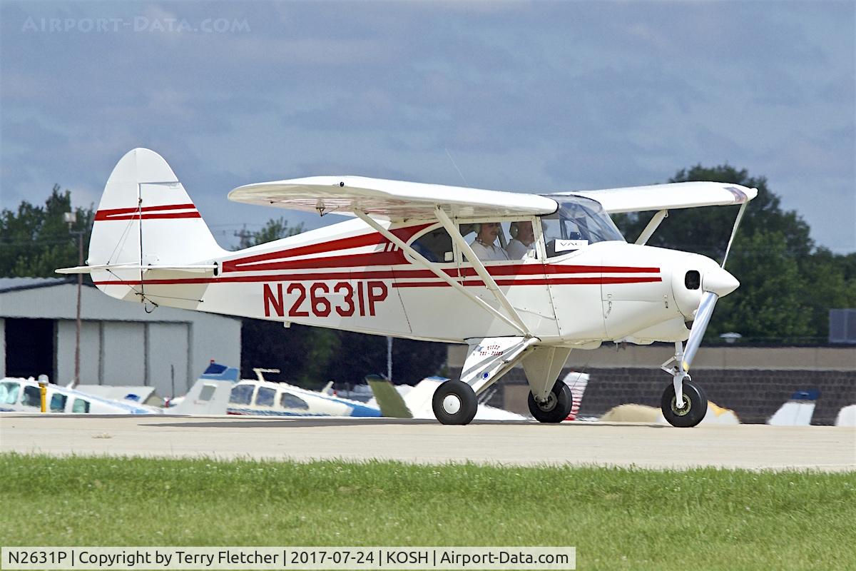 N2631P, 1955 Piper PA-22-150 Tri-Pacer C/N 22-2968, At 2017 AirVenture at Oshkosh