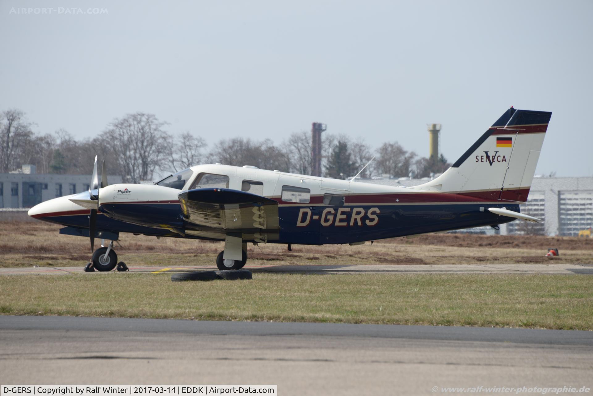 D-GERS, 1998 Piper PA-34-220T Seneca V C/N 34-49083, Piper PA-34-220T Seneca V - Private - 3449083 - D-GERS - 14.03.2017 - CGN