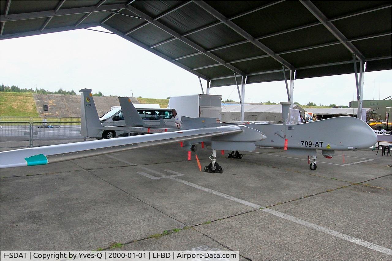 F-SDAT, EADS Harfang UAV C/N 1024, EADS Harfang, Displayed at Bordeaux-Mérignac Air Base 106(LFBD-BOD) Open day 2017