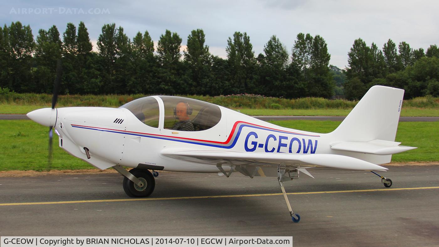 G-CEOW, 2007 Europa XS Monowheel C/N PFA 247-13877, Evening fly in.