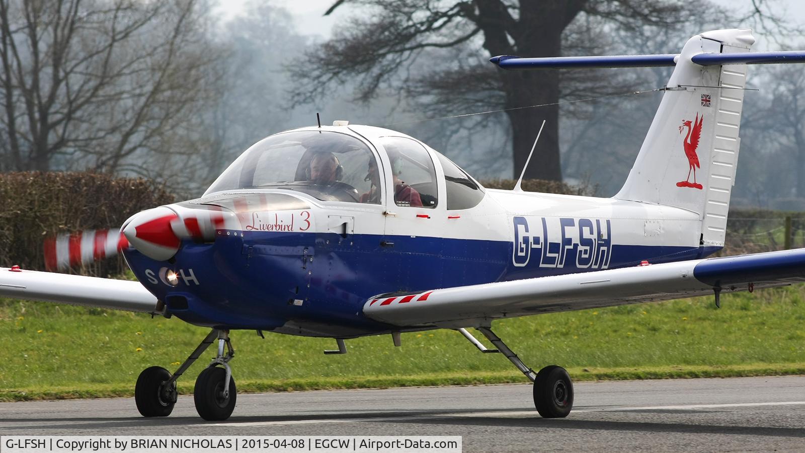 G-LFSH, 1978 Piper PA-38-112 Tomahawk Tomahawk C/N 38-78A0352, Cross country training flight from Liverpool.