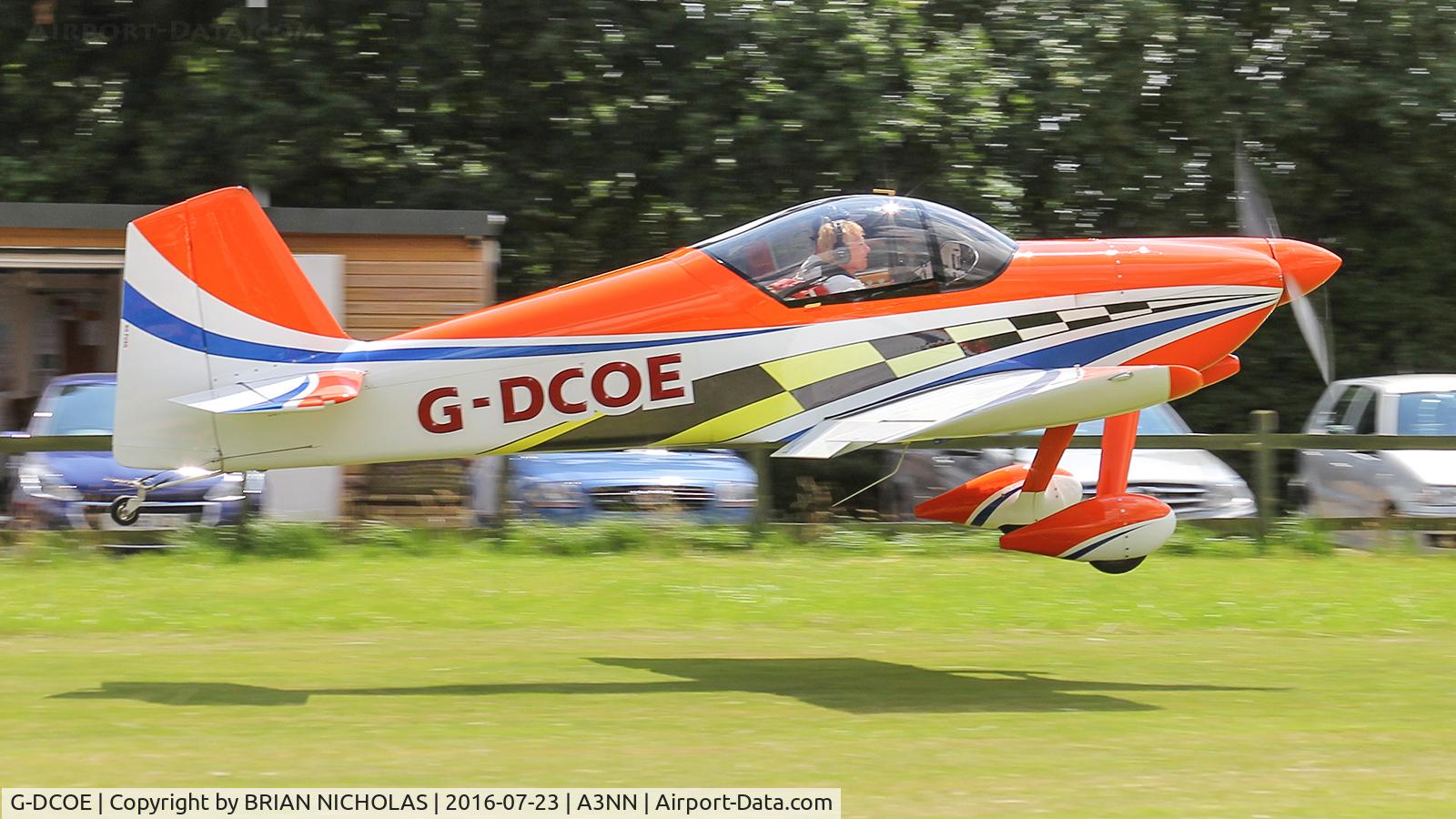 G-DCOE, 2014 Vans RV-6 C/N PFA 181-13280, Stoke Golding Airfield. Stoke Golding Stake Out 2016.
