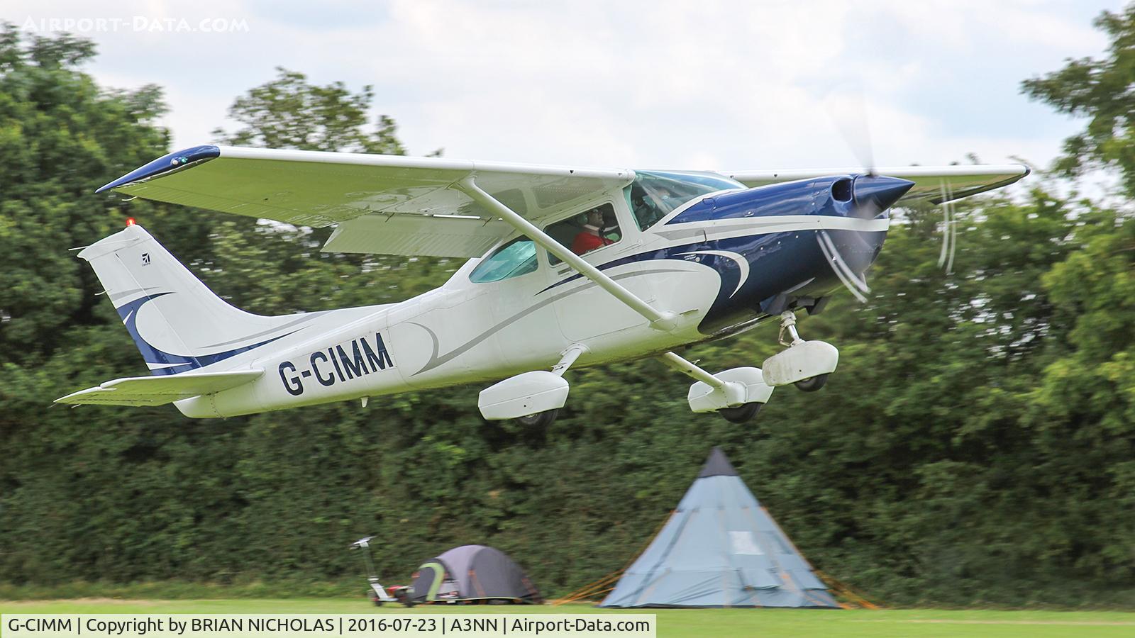 G-CIMM, 1975 Cessna 172M C/N 17265628, Stoke Golding Airfield. Stoke Golding Stake Out 2016.