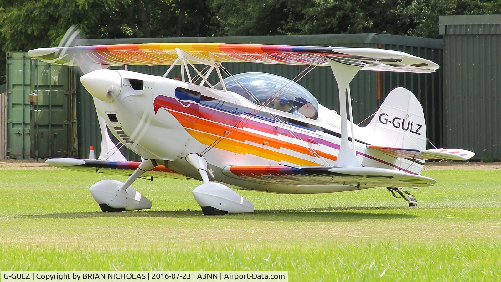 G-GULZ, 1989 Christen Eagle II C/N SEGLER 0001, Stoke Golding Airfield. Stoke Golding Stake Out 2016.