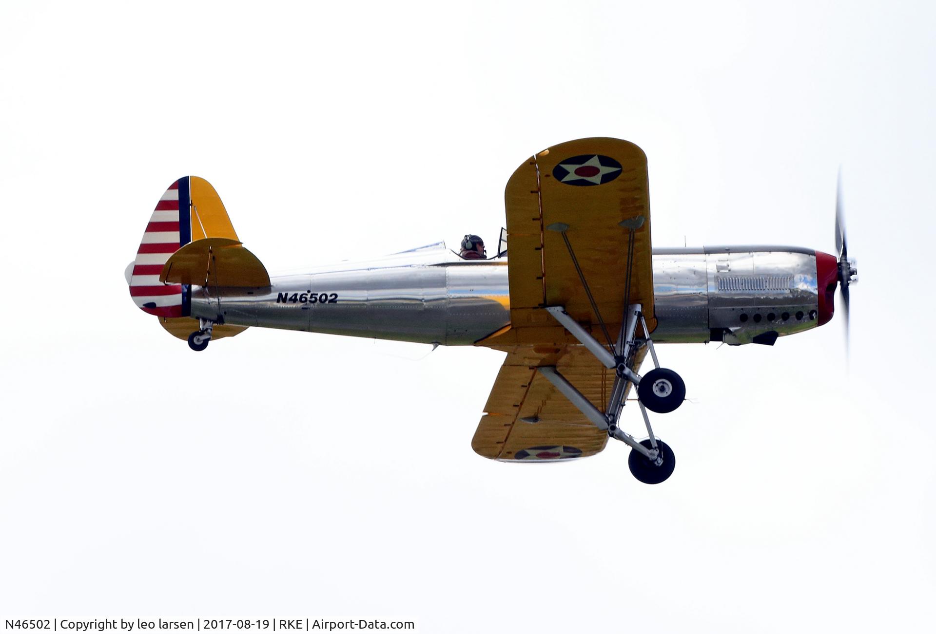 N46502, 1943 Ryan Aeronautical ST3KR C/N 1995, Roskilde air show 19.8.2017