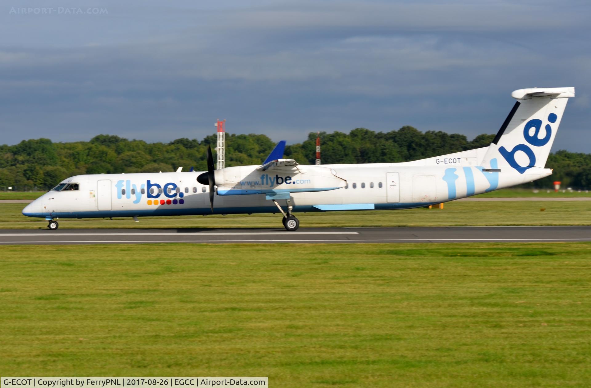 G-ECOT, 2009 De Havilland Canada DHC-8-402Q Dash 8 C/N 4251, Flybe Dash 8 taking-off.
