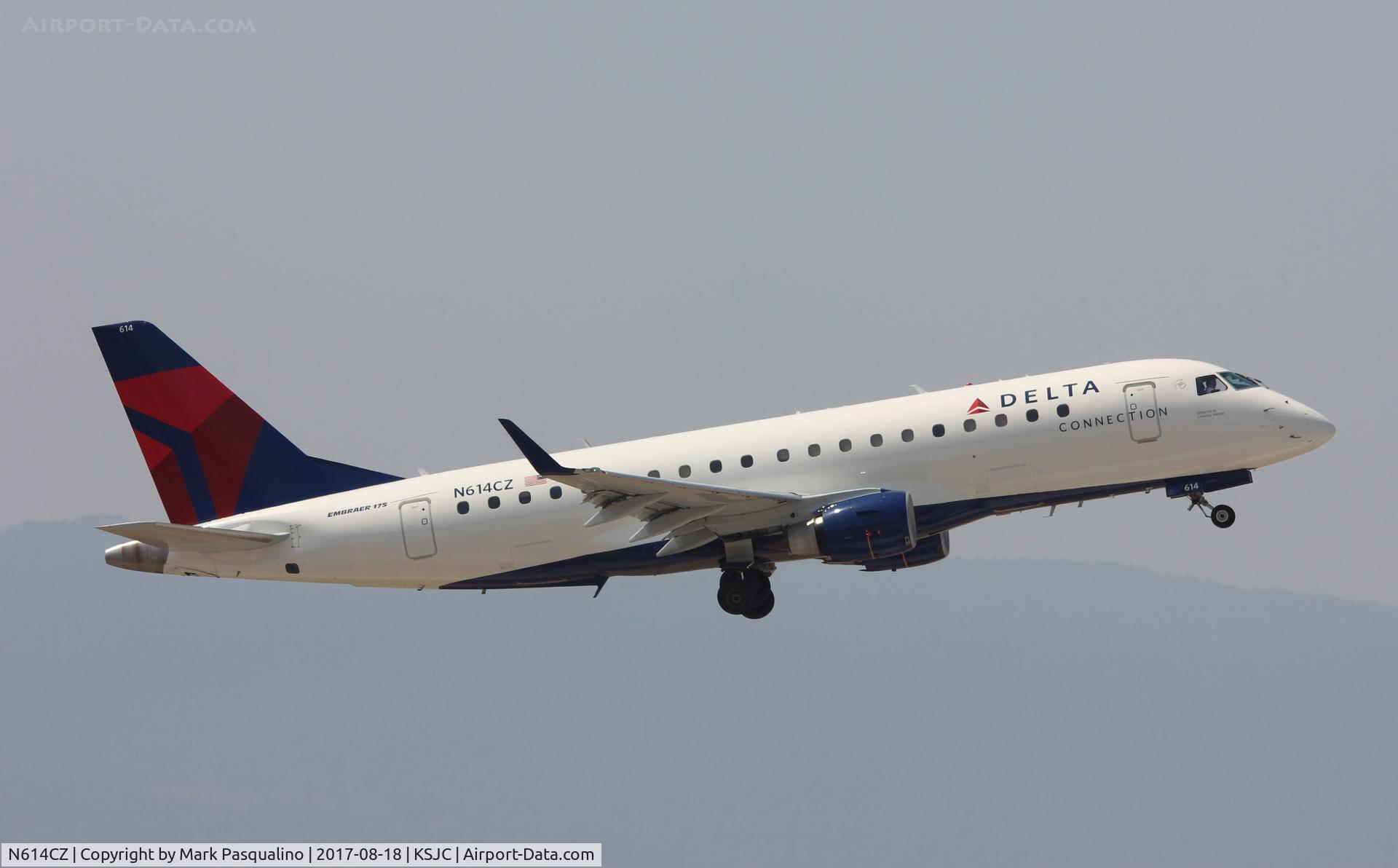 N614CZ, 2008 Embraer 175LR (ERJ-170-200LR) C/N 17000205, ERJ 170-200 LR