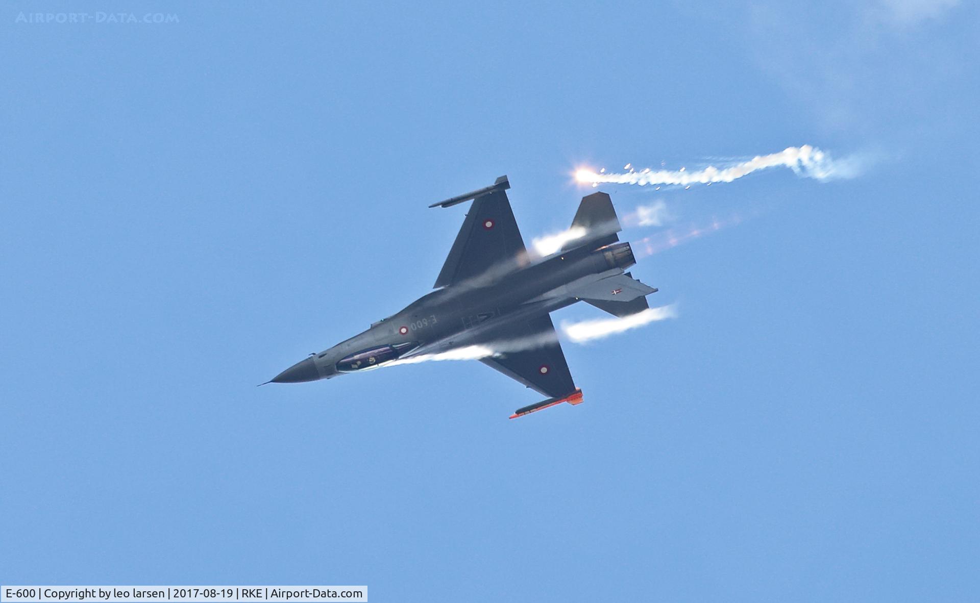 E-600, 1980 SABCA F-16AM Fighting Falcon C/N 6F-35, Roskilde air show 19.8.2017