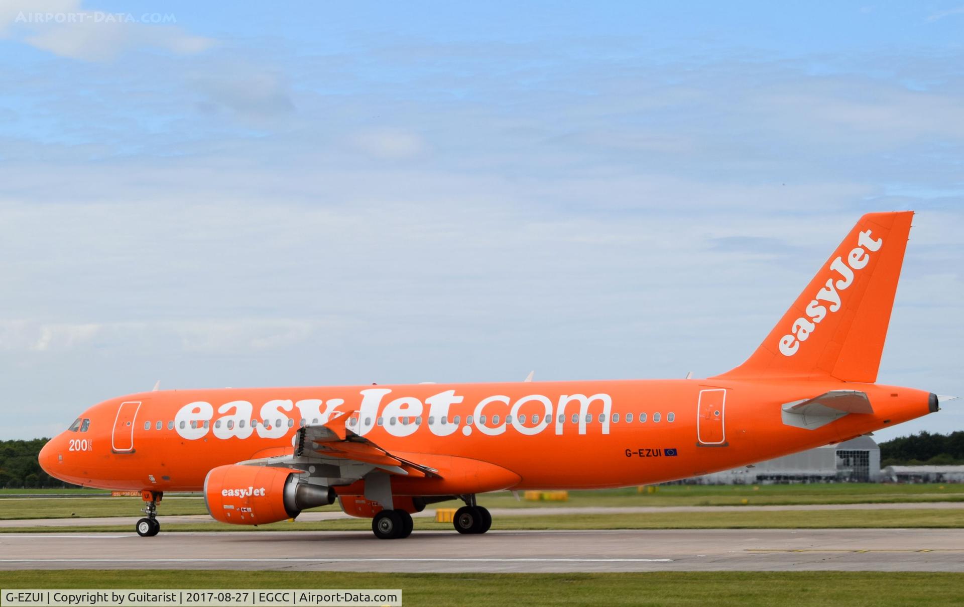 G-EZUI, 2011 Airbus A320-214 C/N 4721, At Manchester