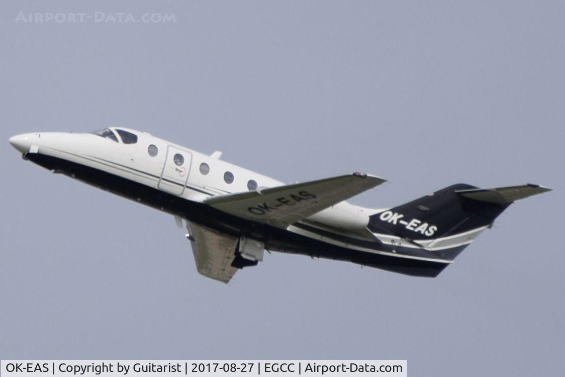 OK-EAS, 1998 Beech 400XT Nextant Beechjet C/N RK-180, At Manchester