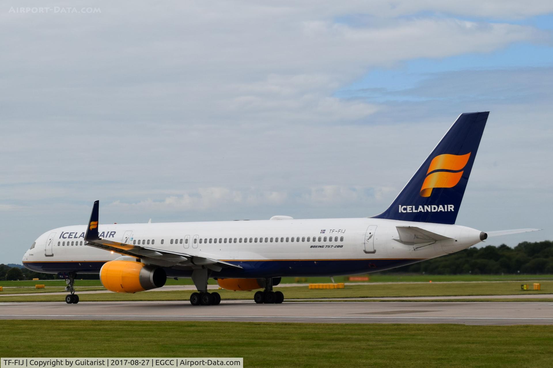 TF-FIJ, 1991 Boeing 757-208 C/N 25085, At Manchester