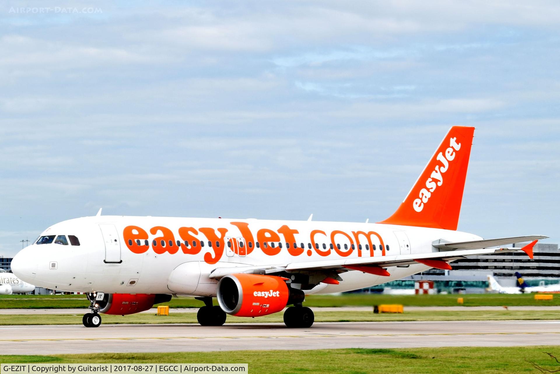 G-EZIT, 2005 Airbus A319-111 C/N 2538, At Manchester