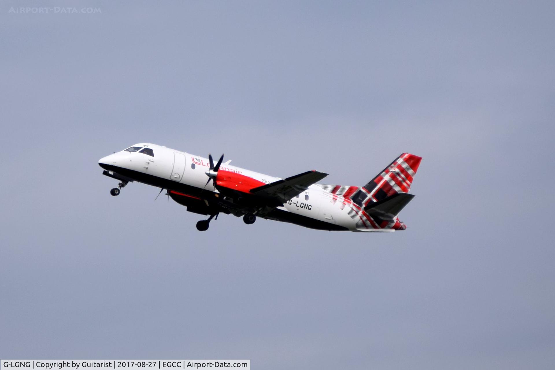 G-LGNG, 1992 Saab SF340B C/N 340B-327, At Manchester