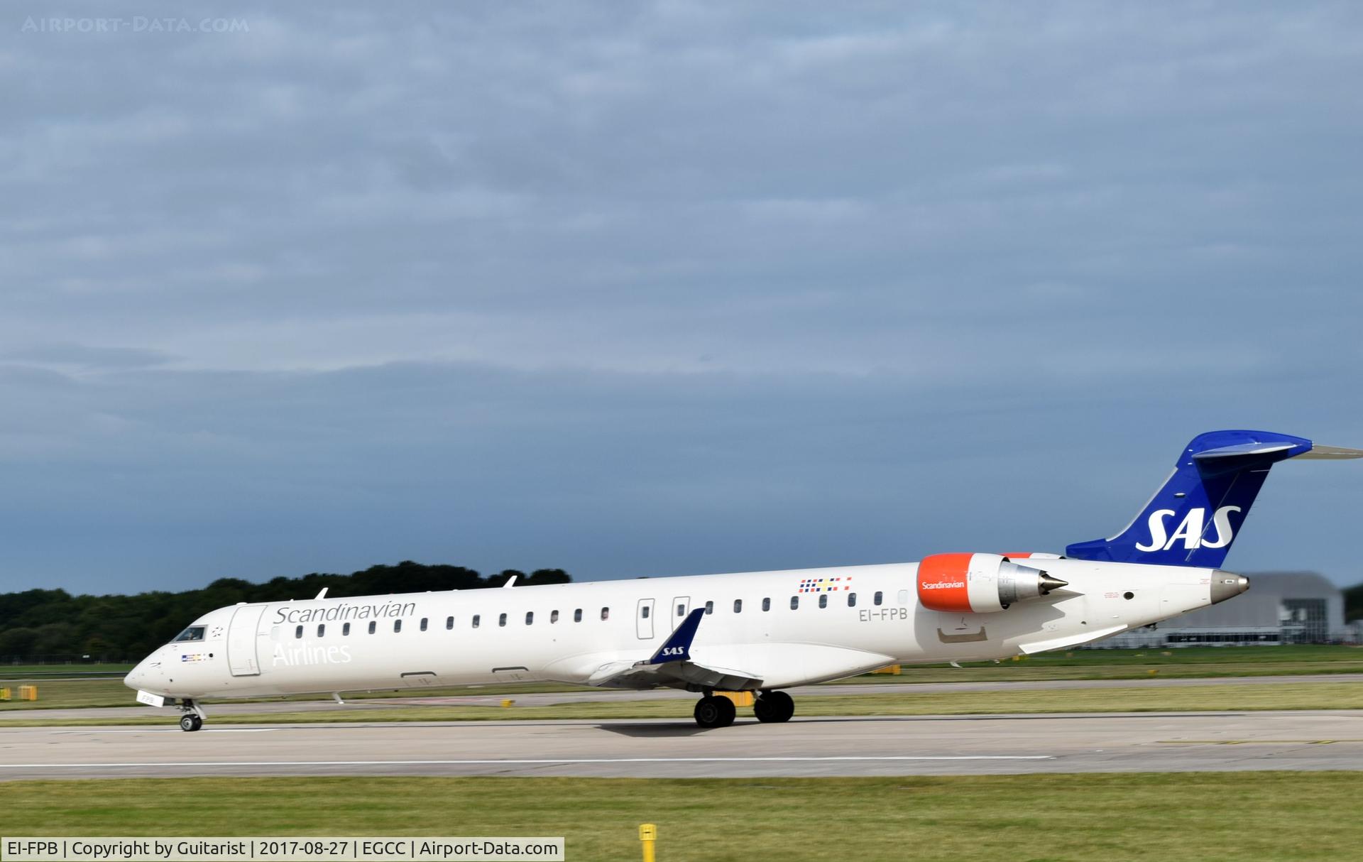 EI-FPB, 2016 Bombardier CRJ-900LR (CL-600-2D24) C/N 15399, At Manchester