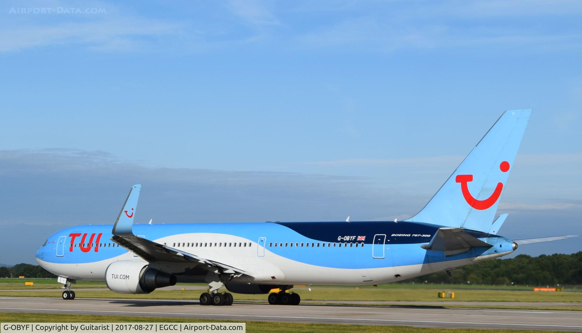 G-OBYF, 1998 Boeing 767-304 C/N 28208, At Manchester