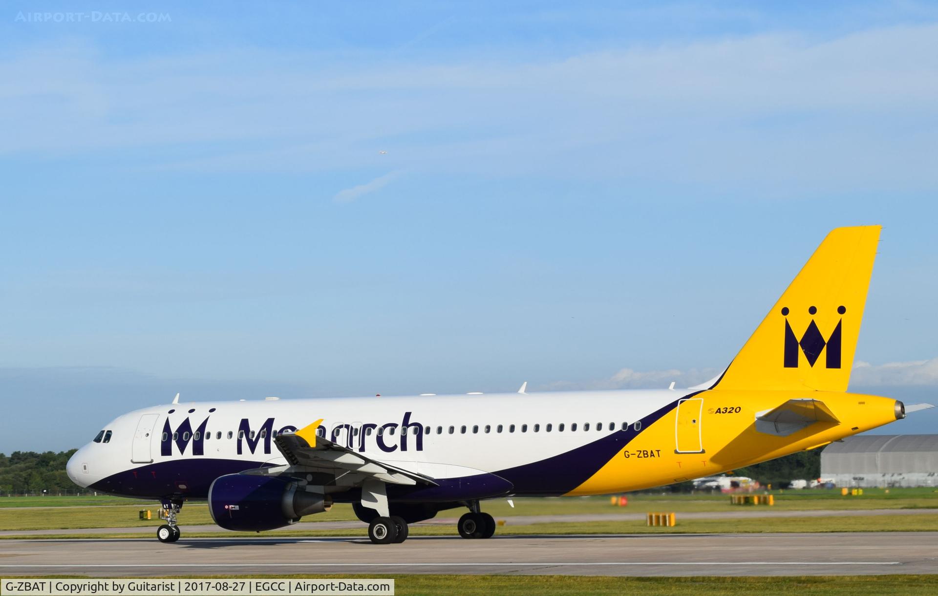 G-ZBAT, 2007 Airbus A320-214 C/N 3278, At Manchester